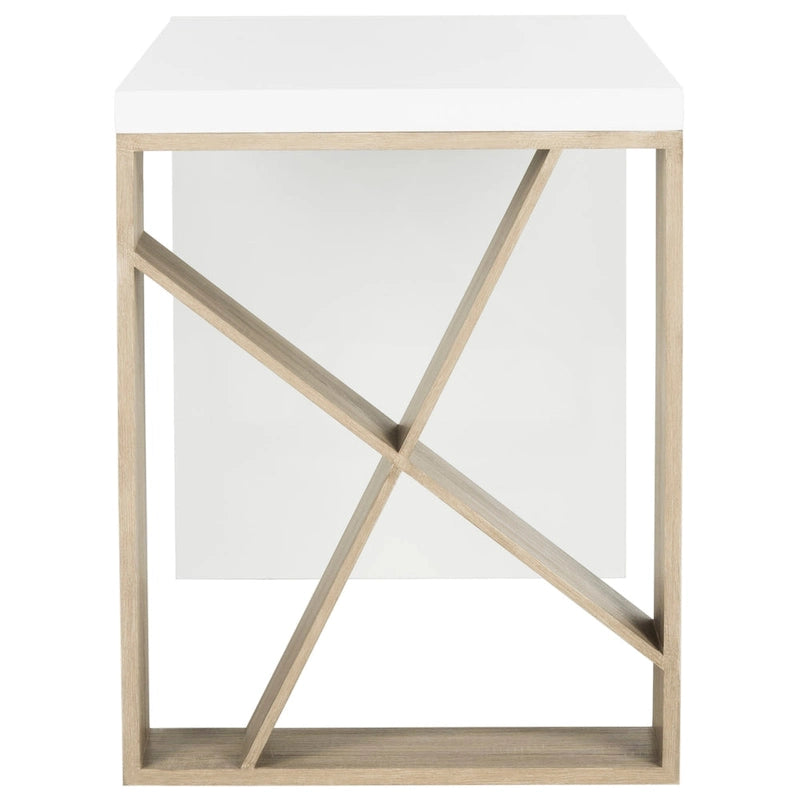 Bureau de rangement laqué de style scandinave moderne