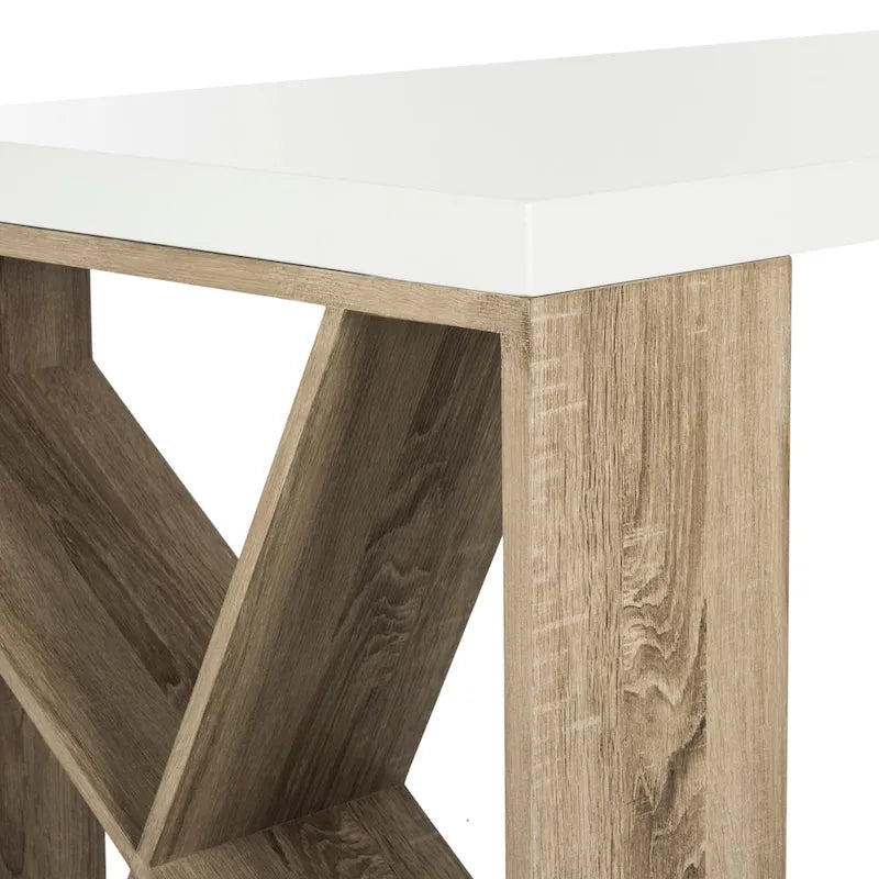 Bureau de rangement laqué de style scandinave moderne