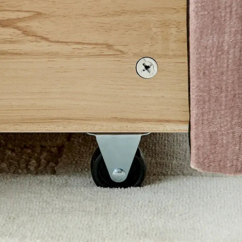 Lit plateforme capitonné King Size en chenille, cadre de lit avec tête de lit capitonnée à motif treillis et 4 tiroirs de rangement pour chambre à coucher