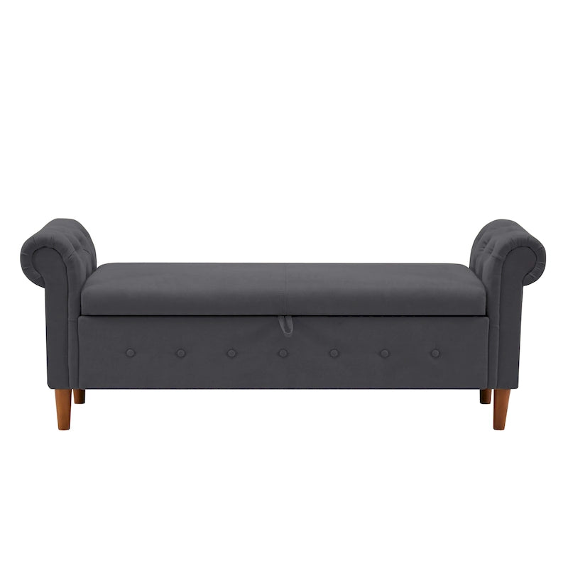 Banc coffre rectangulaire multifonction - 24,1 H x 22,1 L x 63 P
