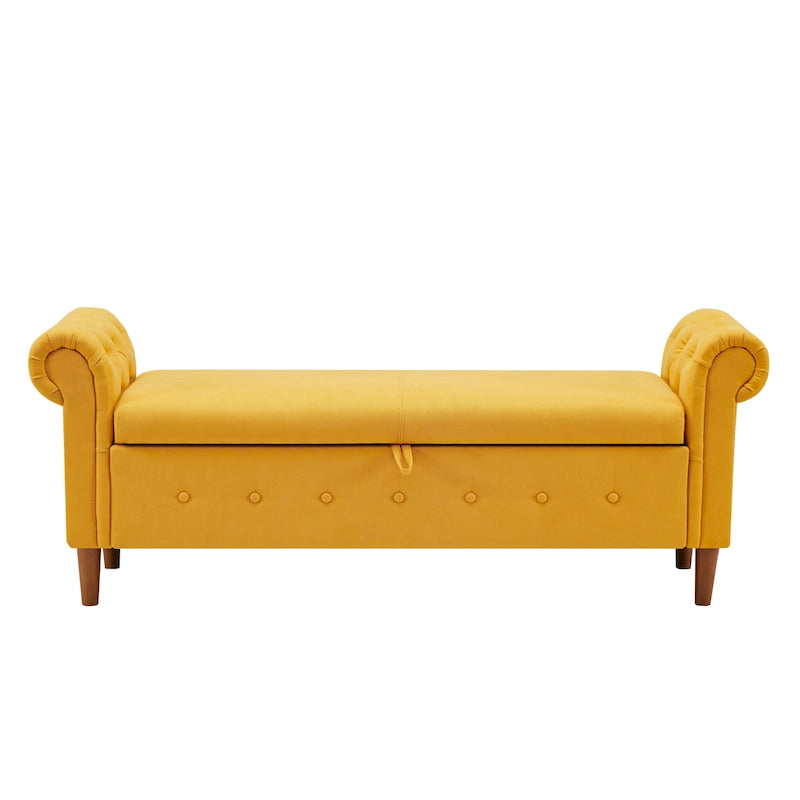 Banc coffre rectangulaire multifonction - 24,1 H x 22,1 L x 63 P