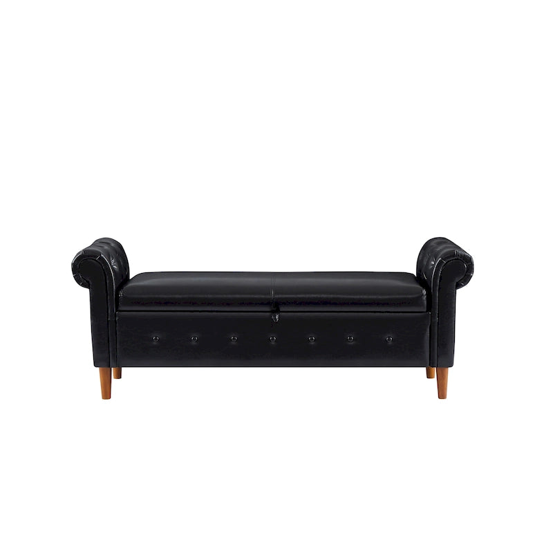 Banc coffre rectangulaire multifonction - 24,1 H x 22,1 L x 63 P