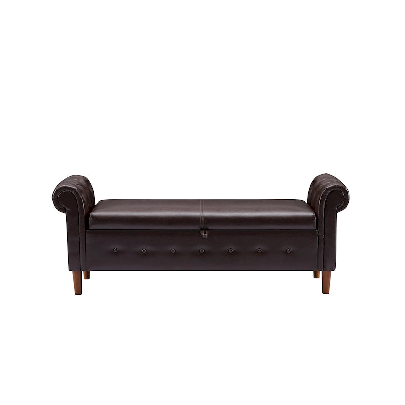 Banc coffre rectangulaire multifonction - 24,1 H x 22,1 L x 63 P