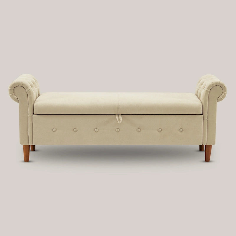 Banc coffre rectangulaire multifonction - 24,1 H x 22,1 L x 63 P