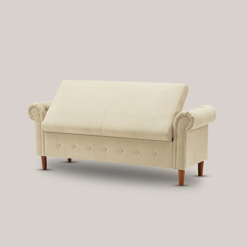 Banc coffre rectangulaire multifonction - 24,1 H x 22,1 L x 63 P