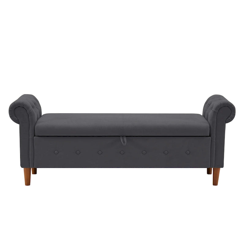 Banc coffre rectangulaire multifonction - 24,1 H x 22,1 L x 63 P