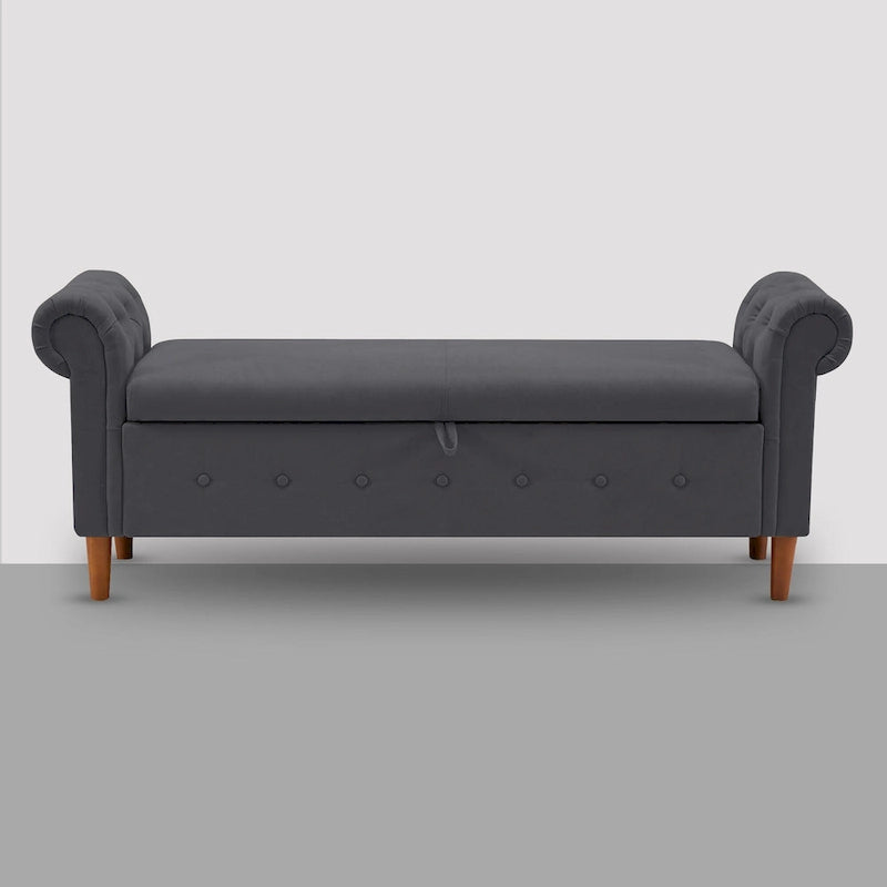 Banc coffre rectangulaire multifonction - 24,1 H x 22,1 L x 63 P