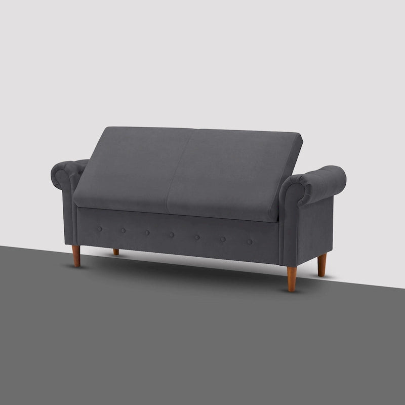 Banc coffre rectangulaire multifonction - 24,1 H x 22,1 L x 63 P