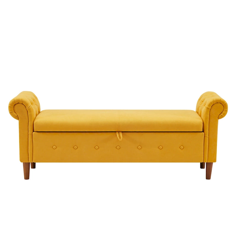 Banc coffre rectangulaire multifonction - 24,1 H x 22,1 L x 63 P