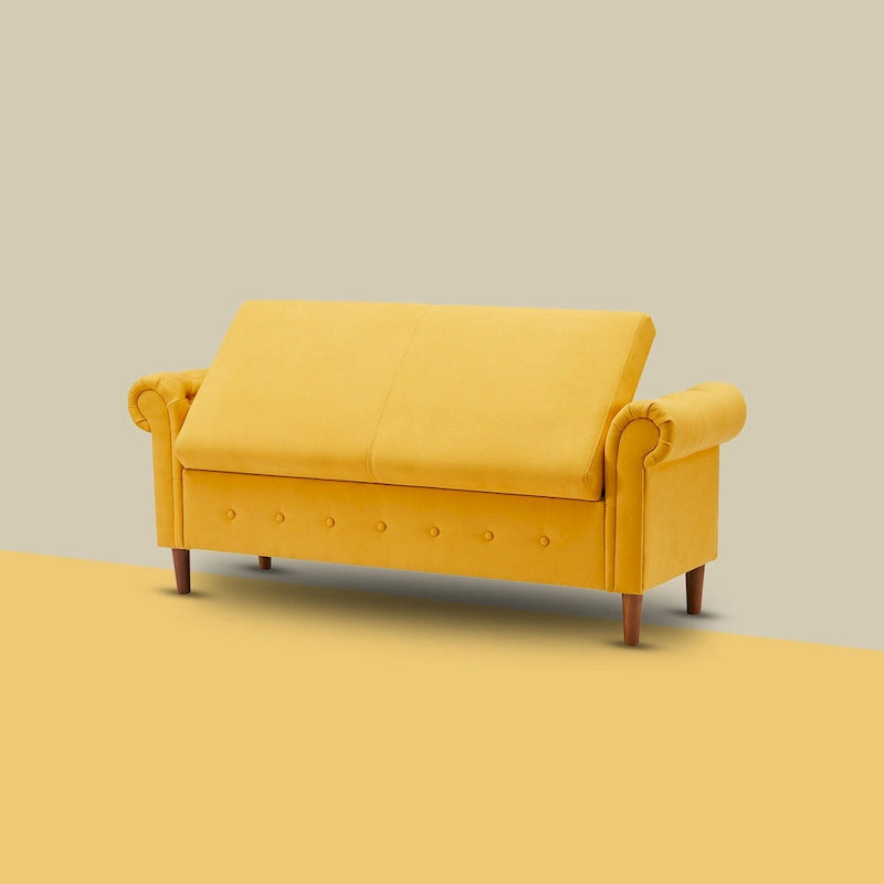 Banc coffre rectangulaire multifonction - 24,1 H x 22,1 L x 63 P