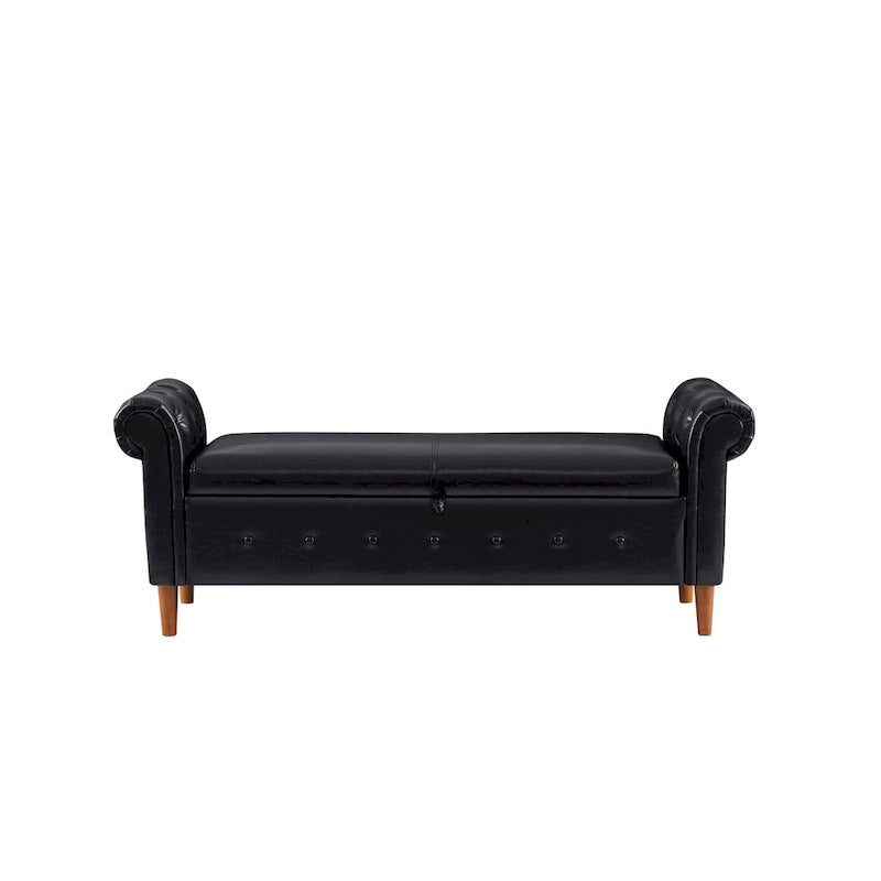 Banc coffre rectangulaire multifonction - 24,1 H x 22,1 L x 63 P