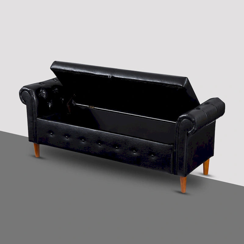 Banc coffre rectangulaire multifonction - 24,1 H x 22,1 L x 63 P