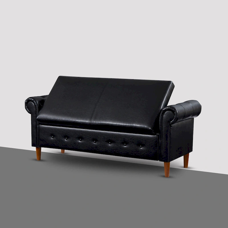 Banc coffre rectangulaire multifonction - 24,1 H x 22,1 L x 63 P