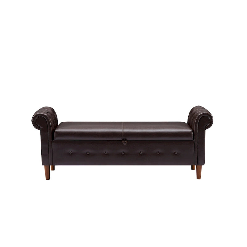 Banc coffre rectangulaire multifonction - 24,1 H x 22,1 L x 63 P