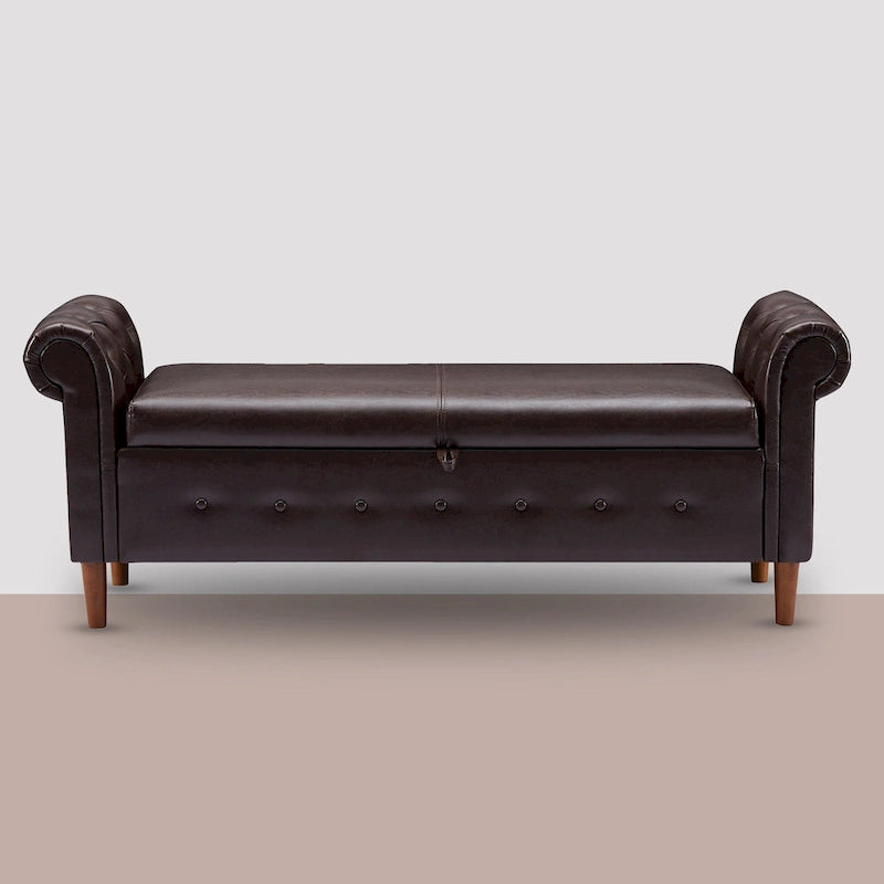 Banc coffre rectangulaire multifonction - 24,1 H x 22,1 L x 63 P