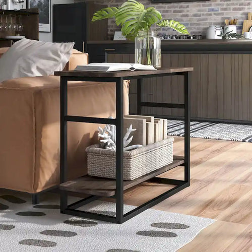 Table d'appoint de 32 pouces de long (avec étagère inférieure)