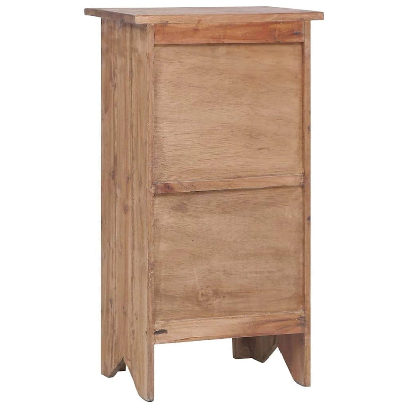 Table de chevet en bois massif acajou
