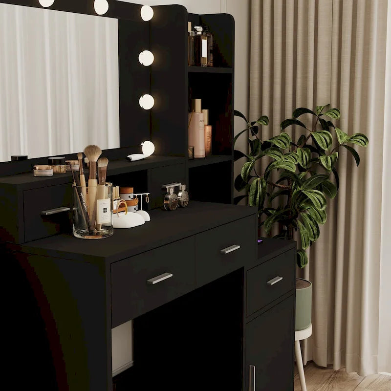 Coiffeuse avec tiroirs