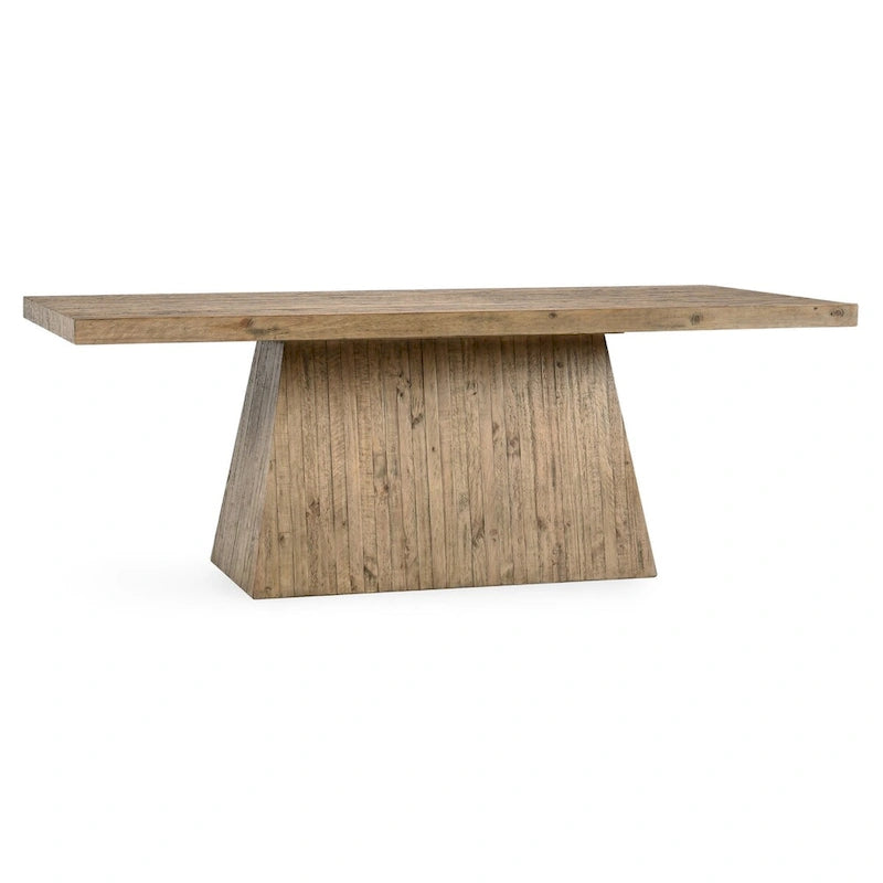 Table à manger rustique en bois massif