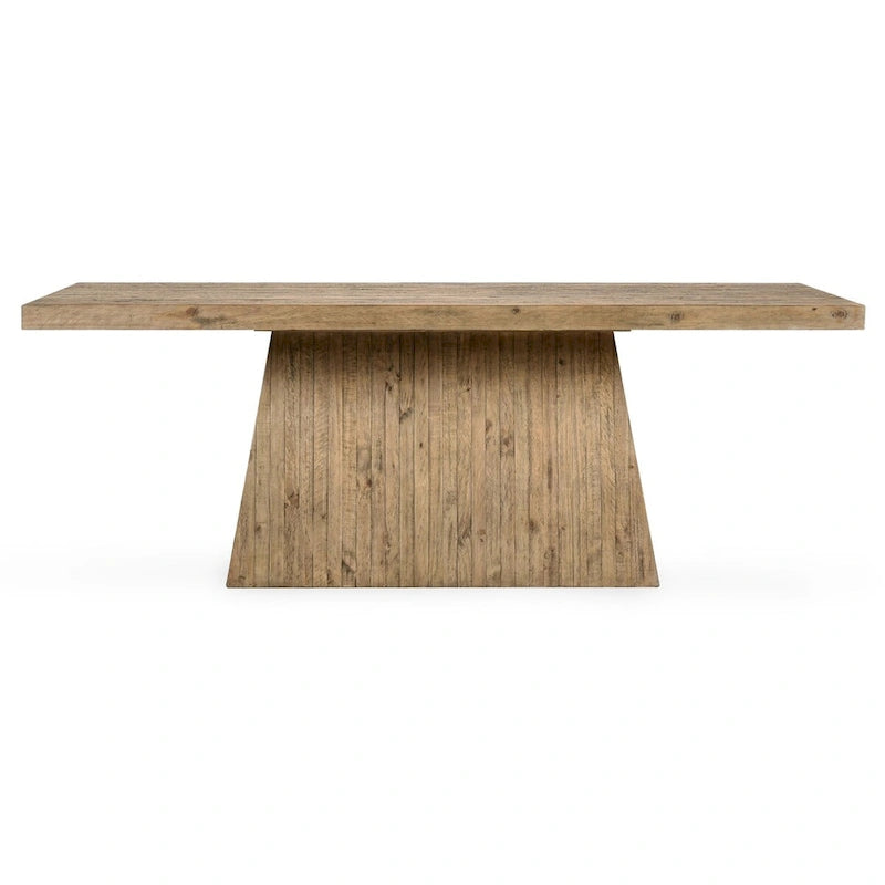 Table à manger rustique en bois massif