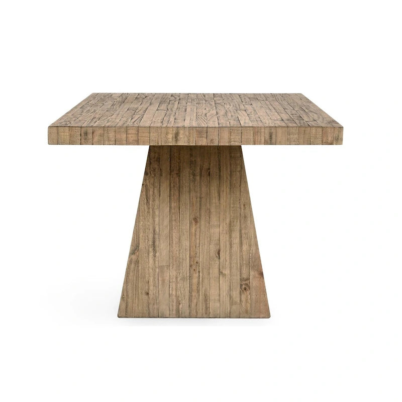 Table à manger rustique en bois massif