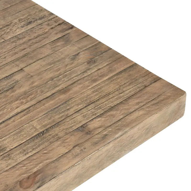 Table à manger rustique en bois massif
