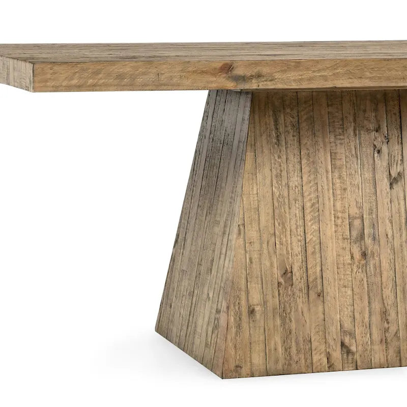Table à manger rustique en bois massif