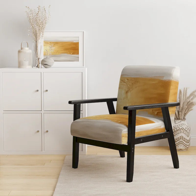 Fauteuil d'appoint rembourré de plage - Fauteuil nautique et côtier pour chambre à coucher