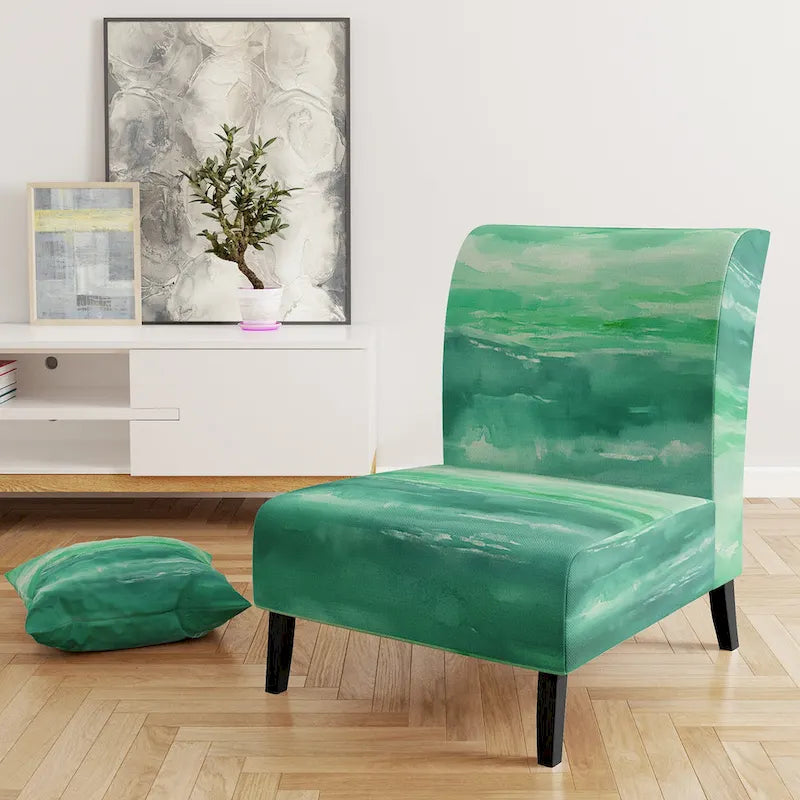 Fauteuil d'appoint rembourré de plage - Fauteuil nautique et côtier pour chambre à coucher