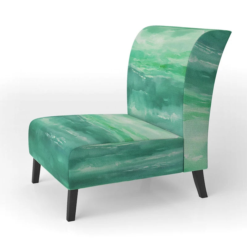 Fauteuil d'appoint rembourré de plage - Fauteuil nautique et côtier pour chambre à coucher