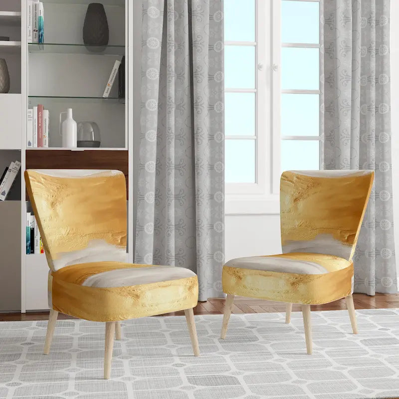 Fauteuil d'appoint rembourré de plage - Fauteuil nautique et côtier pour chambre à coucher